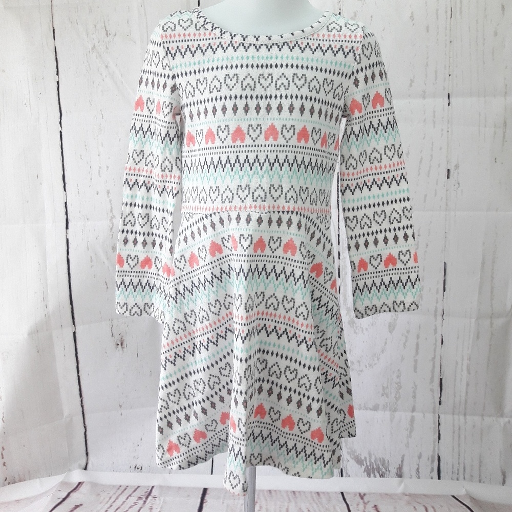 SONOMA Toddler Girl Dress White 4T TRIVAL-TETRIS